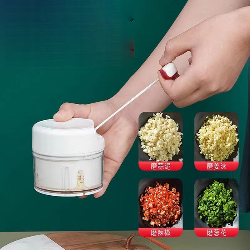 Household Kitchen Gadgets Vegetable Cutter Silk Cutter - Пластиковая дробилка для чеснока пресс овощерезка