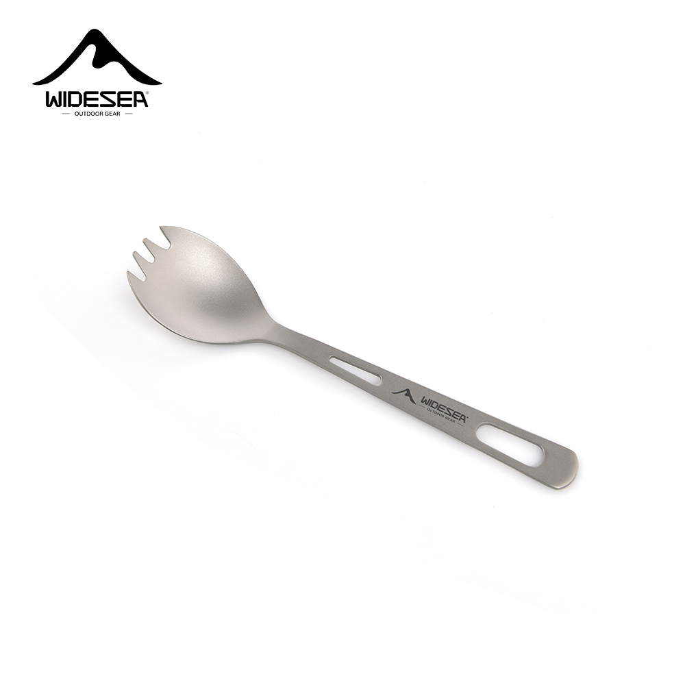 Kitchen Gadgets Sale - Набор для кемпинга Widesea: титановая ложка-вилка,