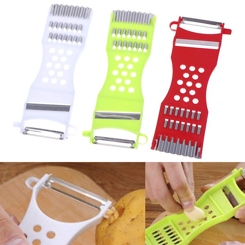 Kitchen Tools Gadgets Vegetable Fruit Peeler Parer Julienne Cutter Multifunction - Многофункциональный кухонный гаджет 3-в-1: овощечистка, фрукточистка,