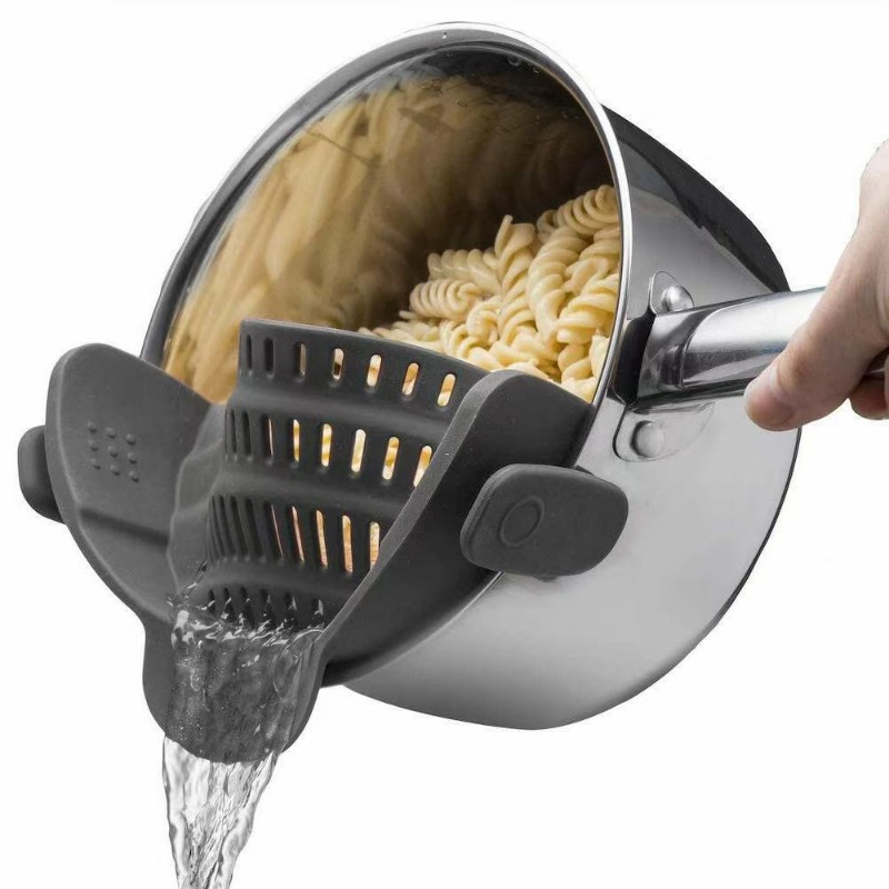 Kitchen Gadgets Pasta - Силиконовое кухонное сито с зажимом для
