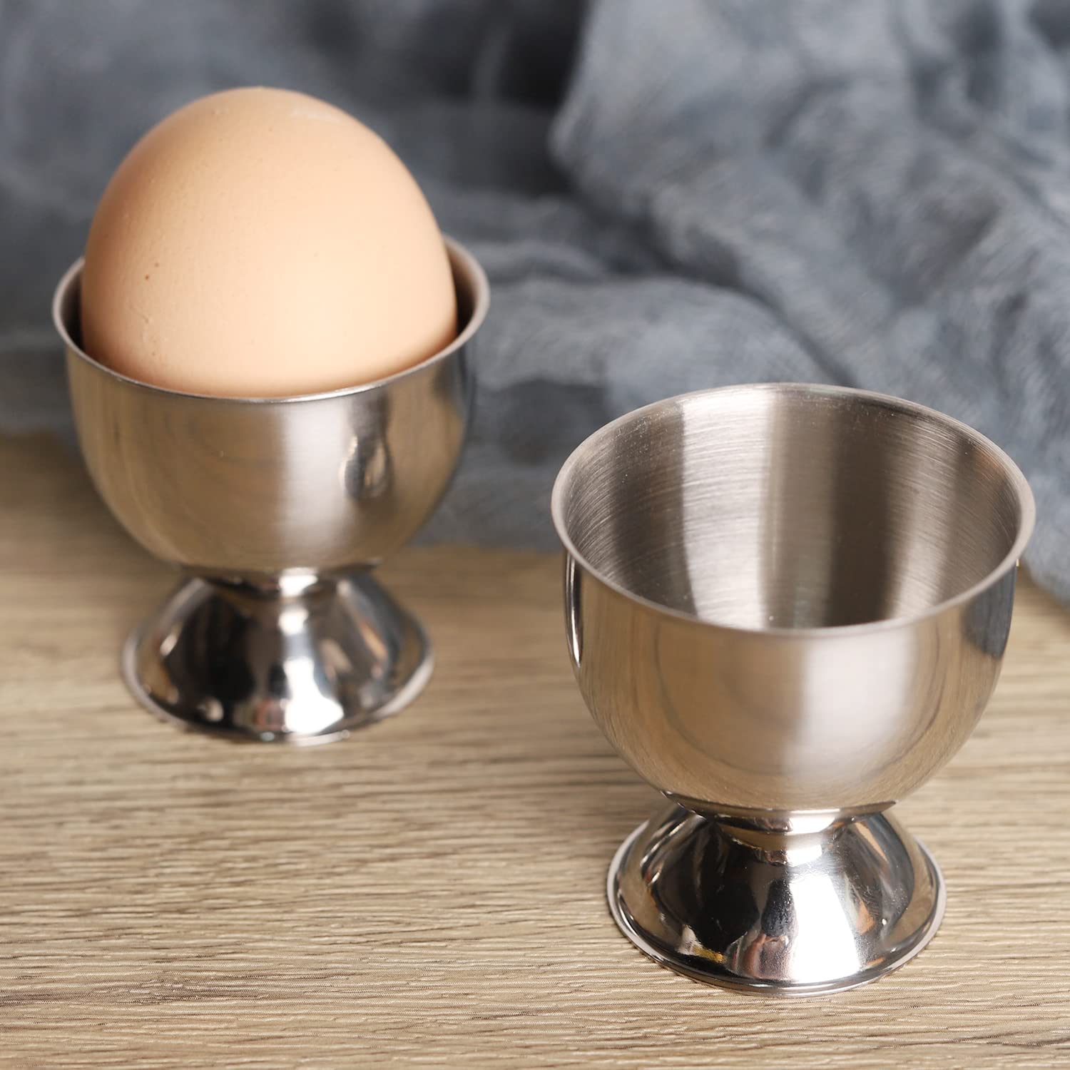 Kitchen Gadgets For Gifts - Набор стаканчиков для яиц из нержавеющей