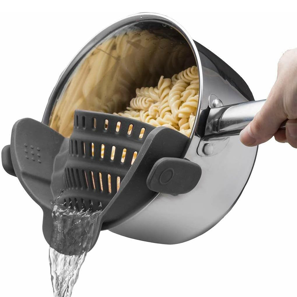 Kitchen Gadgets Pasta - Силиконовый кухонный дуршлаг-ситечко на присоске для