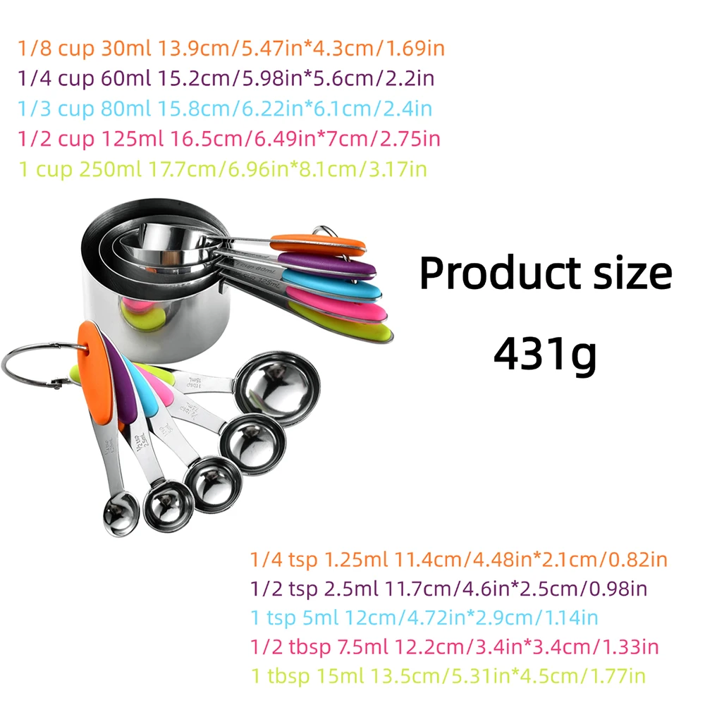5/10 шт., набор мерных чашек и – обзор и цена Kitchen Gadgets Sale