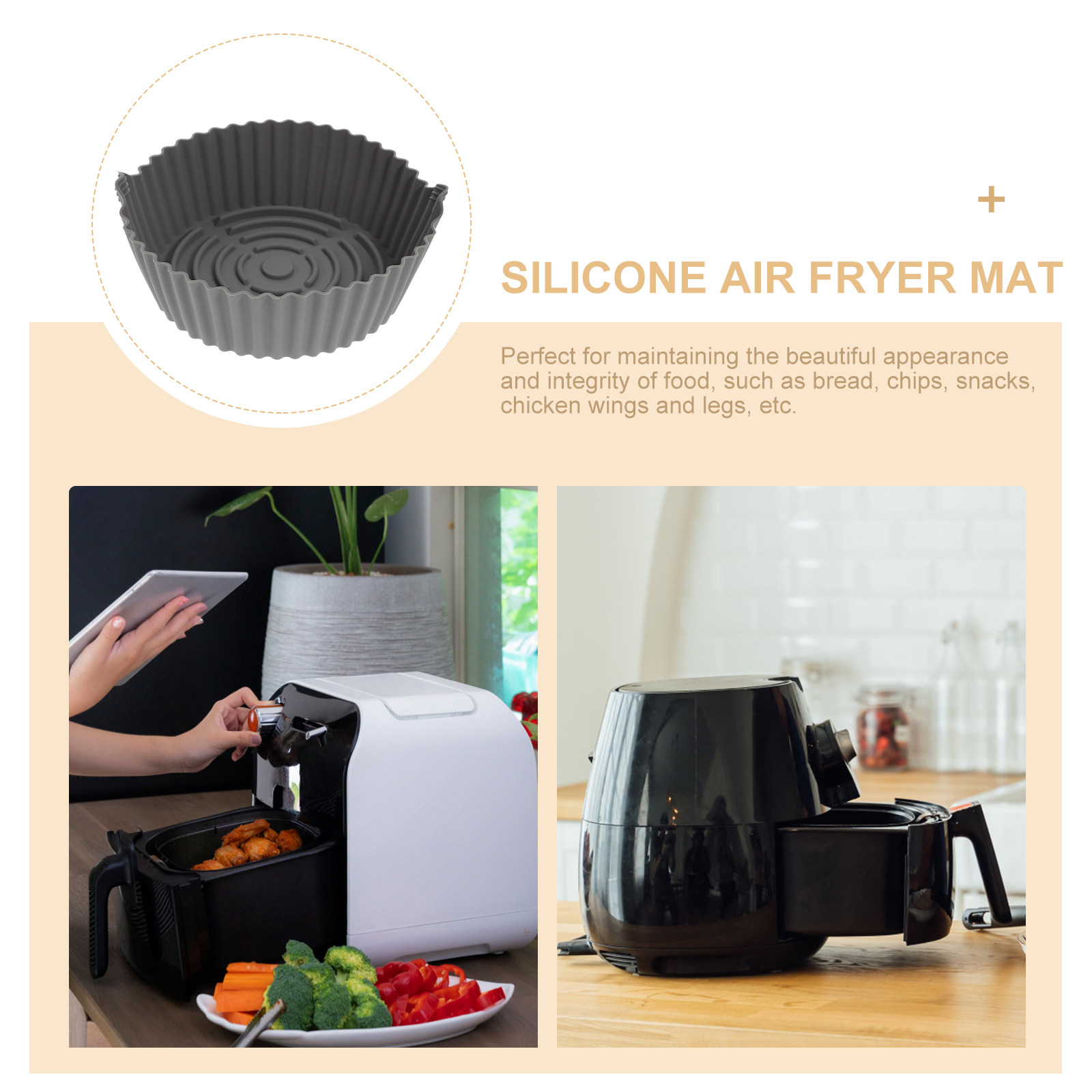 Многоразовый силиконовый коври – обзор и цена Air Fryer Accessories