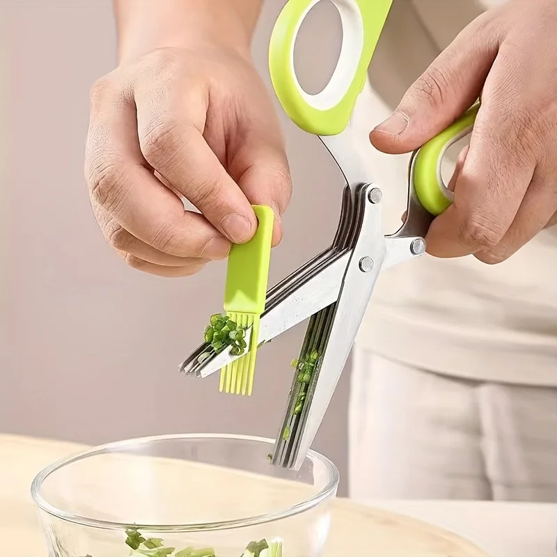 1 ножницы для трав с 5 лезвиям – обзор и цена Herb Scissors 5 Blade