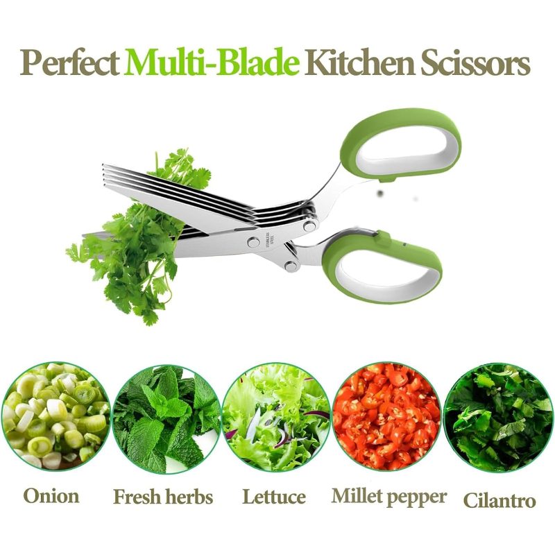 Прочные ножницы с 5 лезвиями и – обзор и цена Herb Scissors 5 Blade