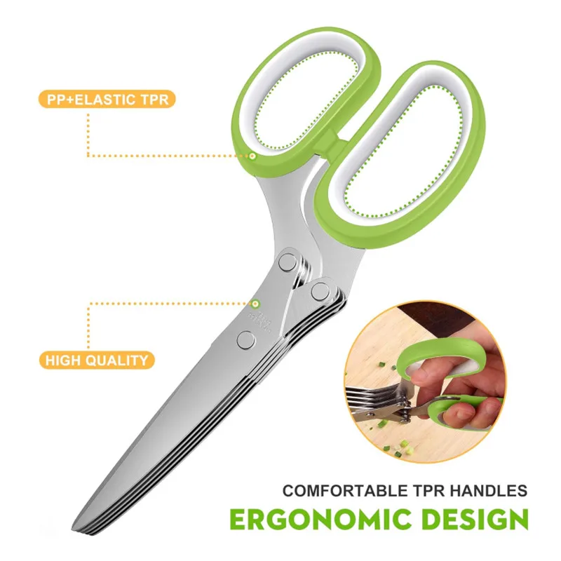 Ножницы для трав из нержавеюще – обзор и цена Herb Scissors 5 Blade