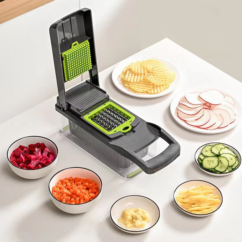 Роскошная овощерезка - множест – обзор и цена Household Kitchen Gadgets Vegetable Cutter Silk Cutter