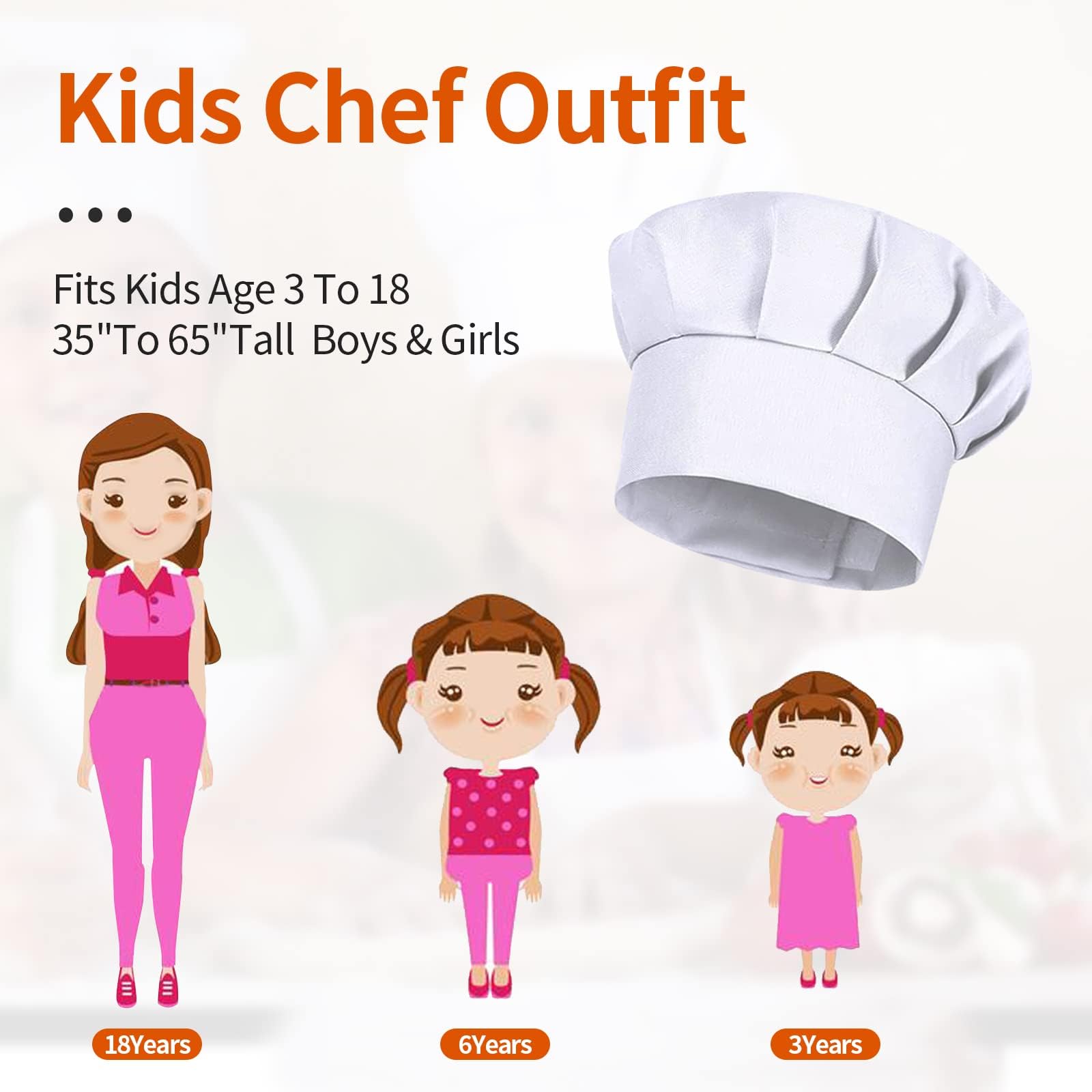 Набор из 4 белых детских повар – обзор и цена Kitchen Gadgets Sale