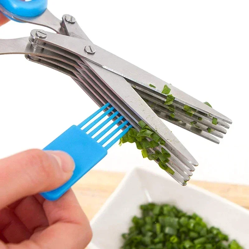 5-лезвийные кухонные ножницы,  – обзор и цена Herb Scissors 5 Blade